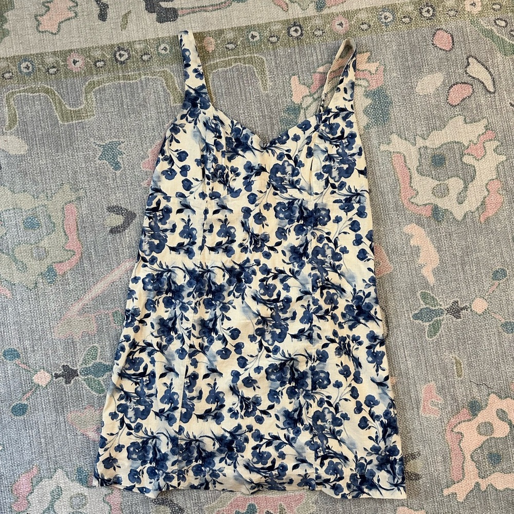 Abercrombie & Fitch Blue Floral Dress